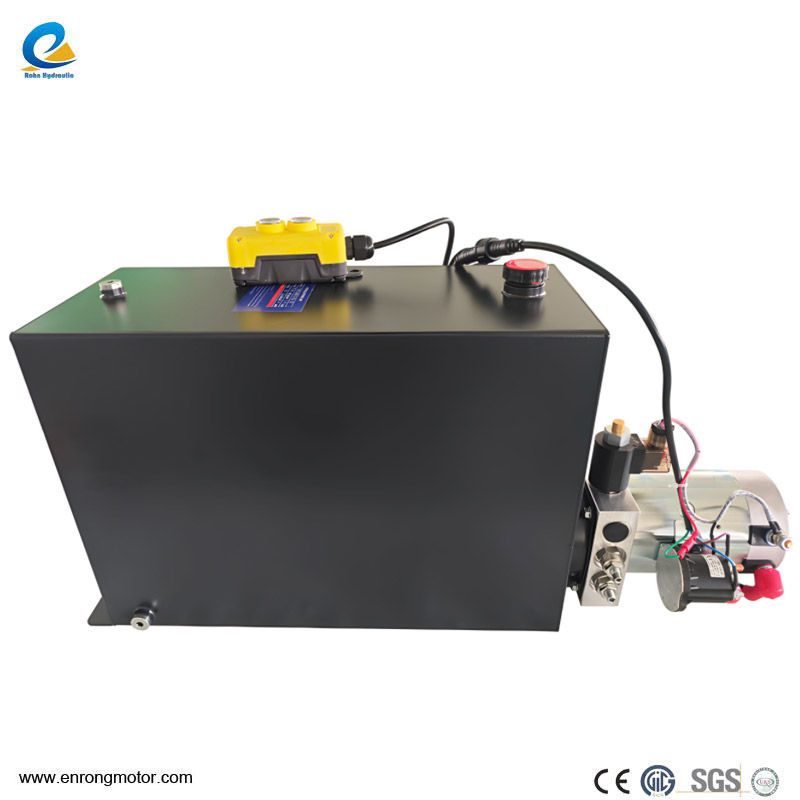 Unité de puissance hydraulique personnalisée 12V1.6KW26L12T