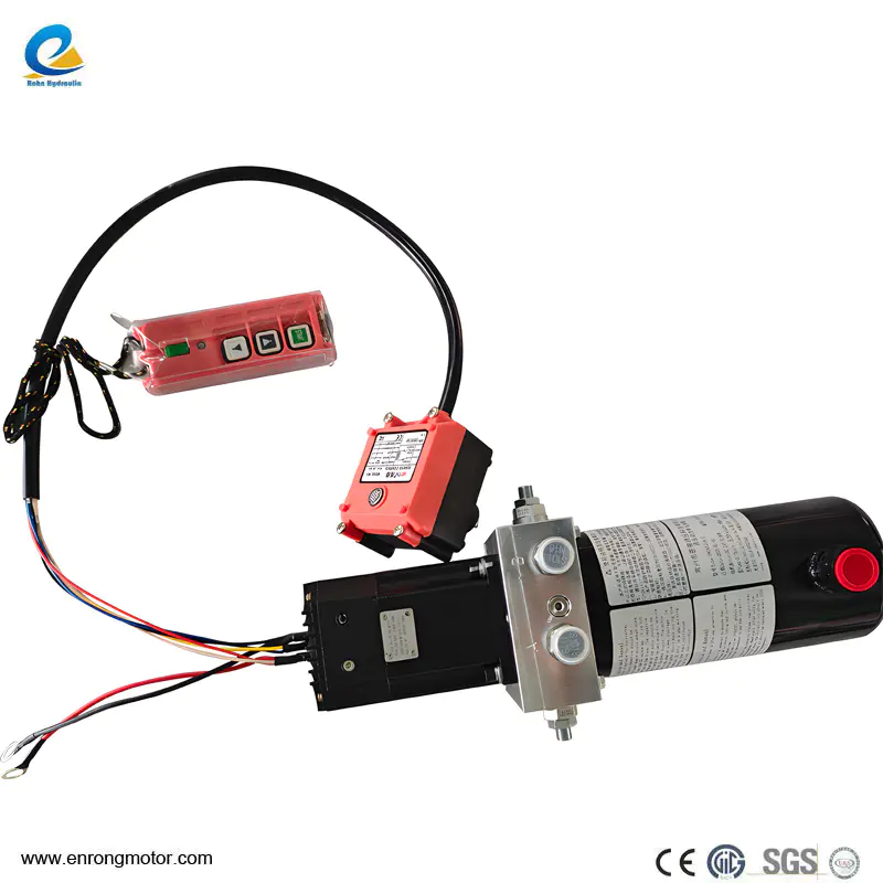 24 V 0,8 kW 1,2 L unité de puissance hydraulique personnalisée